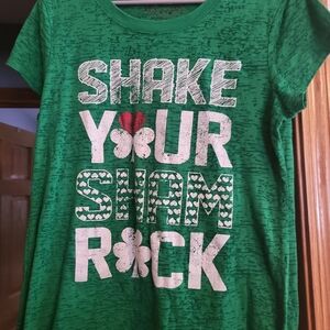 Rocker Girl All Access TShirt XXL 19 Green Shake Your Sham Rock St Patrick